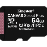 金士顿（Kingston）64GB TF（MicroSD） 存储卡 U1 A1 V10 手机内存卡 switch内存卡 读速100MB/s