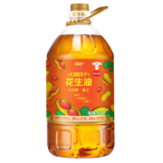 金龙鱼 食用油 物理压榨 压榨一级花生油6.18L