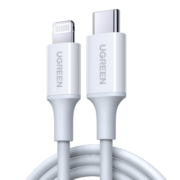 绿联 MFi认证苹果数据线Type-C充电线PD20W快充适用iPhone14/13/12ProMax/11手机USB-C to Lightning