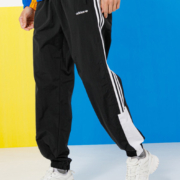 限尺码、20点：adidas ORIGINALS  男款经典三条杠舒适运动长裤
