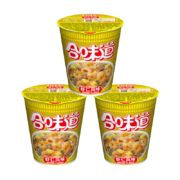 合味道 日清方便面虾仁风味 74g*3杯装*12件