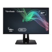 优派27英寸4K IPS Type-C90W 100%sRGB六轴校色E＜2 旋转升降底座 PIP/PBP分屏 专业摄影显示器VP2768a-4K