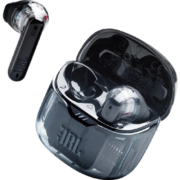 JBL TUNE FLEX小晶豆真无线蓝牙耳机 半入耳音乐耳机 主动降噪运动防汗 TUNEFLEX小晶豆黑 透明降噪