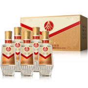 WULIANGYE 五粮液 [5瓶礼盒装]五粮液仙林生态酒业礼盒装整箱52度100ml