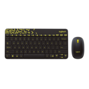 罗技（Logitech）MK240 Nano 键鼠套装 无线键鼠套装 办公键鼠套装 紧凑型 超长续航 带无线2.4G接收器 黑