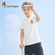 暇步士 儿童休闲短袖polo衫