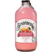 宾得宝（Bundaberg）澳州原装进口网红气泡水 含气西柚饮料375ml玻璃瓶装