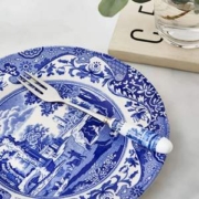 经典英瓷，Spode Blue Italian 蛋糕叉 6件套 ‎BLI1102-X