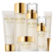 OKADY 二裂酵母补水保湿六件套旗舰店护肤套装水乳液化妆品