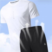 匹克 针织套装男速干夏