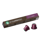 星巴克（Starbucks）Nespresso浓遇胶囊咖啡10粒 深度烘焙佛罗娜黑咖啡 瑞士进口