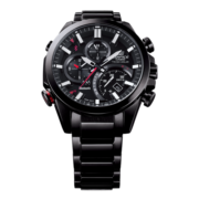 卡西欧（CASIO）手表 EDIFICE系列商务太阳能多功能防水酷黑男表 EQB-501YDC-1A