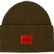 HUGO Hugo Boss 雨果·博斯 Xaff 5 羊毛混纺针织帽50475357 到手约￥225.19