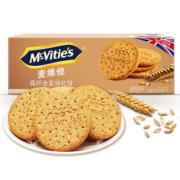 McVitie's英国进口 麦维他（Mcvitie's）高纤全麦粗粮酥性消化饼干400g