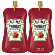 亨氏(Heinz) 番茄酱 袋装番茄沙司 意大利面薯条酱 320g*2袋