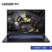 神舟 HASEE 战神G9R9  笔记本电脑 17.3英寸 游戏本  (13代i9-13900H 16G 1TB RTX4070 165Hz 2.5K电竞屏)