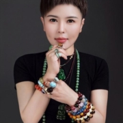 毛毛天然水晶手链男女款戒指吊坠项链碧玺石榴石舒俱来毛衣链车挂