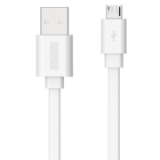 罗马仕 安卓数据线充电宝充电线Micro USB车载充电器线快充适用于vivo/小米/华为/魅族/oppo/红米手机 白 1米