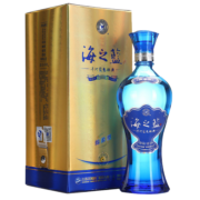 洋河 蓝色经典 海之蓝 浓香型白酒 42度 520ml 单瓶装 旗舰版 口感绵柔