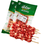 PLUS会员、需抢券 ：艾克拜尔 羊肉串 520g*2袋＊2件