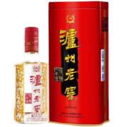 泸州老窖 六年窖头曲52度铁盒装浓香型纯粮食白酒500ml*6瓶装宴席送礼用酒