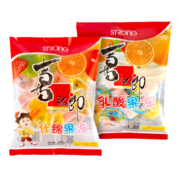 喜之郎 乳酸果冻 混合口味360g*5袋 果味布丁 休闲零食下午茶 儿童零食 什锦3+乳酸2【5袋，约70颗】
