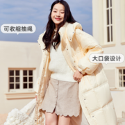 SNOWFLYING  雪中飞 女士中长款羽绒服 X10148078F
