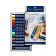 辉柏嘉（Faber-castell）油画棒 蜡笔 12色蓝纸盒127012