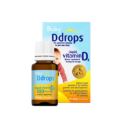 Ddrops儿童维生素d3滴剂宝宝钙营养搭档vd3加拿大进口 400IU【15天-1岁】90滴 *1瓶