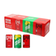 可口可乐 Coca-Cola 汽水 可乐*4+雪碧*4+零度可乐*4 200ml*12罐 迷你罐 可口可乐出品 新老包装随机发货