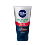 妮维雅（NIVEA）男士温和清洁保湿控油洗面奶控油抗痘矿物炭洁面泥100g
