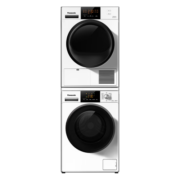 松下(Panasonic)白月光洗烘套装10+10kg家用变频洗衣机 热泵式烘干机除菌大容量低温柔烘 白色【N103+EH10W】