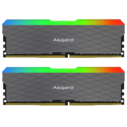 阿斯加特 （Asgard）DDR4 32G(16G*2) 3200  洛极系列W2  RGB灯条台式机内存条