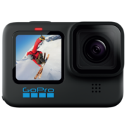 GOPRO HERO10 Black运动相机 5.3K防水照像机 Vlog户外摩托骑行拍摄相机 超值套装128G