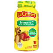 丽贵小熊糖lilcritters美国进口维生素VC+锌增强免疫儿童营养软糖190粒