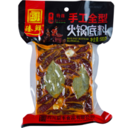 【成都馆】臻鲜 牛油火锅底料 500g 麻辣烫底料 四川特产 串串香锅调料  微辣麻辣料 特辣