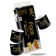 概率券：洁柔卷纸 黑Face 加厚4层 180g*10卷