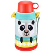 虎牌（TIGER）儿童保温/冷杯卡通学生便携带杯套水杯MBJ-C06C-CP小熊猫600ml