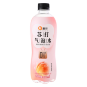 惠寻 京东自有品牌 无糖苏打水气泡水白桃味饮料0卡0脂480ml*12瓶