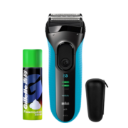 博朗（BRAUN）【3系高端款】 剃须刀 电动刮胡刀 进口三刀头 往复式剃胡刀 胡须刀 3系3040s 生日礼物男送男友 博朗3040S