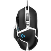 罗技（G） G502 HERO 主宰者游戏鼠标 有线电竞鼠标RGB带配重宏编程 CF吃鸡LOL情人节 G502 SE熊猫版
