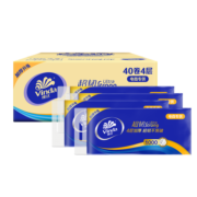 维达（Vinda）卷纸 超韧无芯卷纸100克40卷 4层加厚 卫生纸卷筒纸 整箱