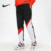 NIKE 耐克 男裤潮流时尚大勾子撞色运动裤休闲长裤AR9895-011