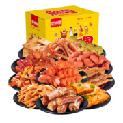 京东百亿补贴：好味屋 零食礼包22包 麻辣王国礼盒 微辣