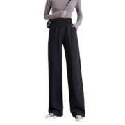 婧麒（JOYNCLEON）孕妇裤女春秋外穿阔腿休闲裤打底运动瑜伽裤子夏 黑色L jyk15701