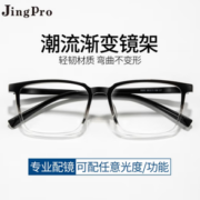 PLUS会员！JingPro 镜邦 1.67MR-7超薄防蓝光镜片+超轻钛架多款可选