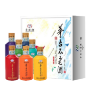 茅台集团【官方授权】贵州茅台酒 53度 柔和酱香 迎宾送礼酒水 茅台不老酒七彩 125ml*7瓶