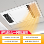 四季沐歌（MICOE） 多功能五合一风暖浴霸 卫生间灯排气扇照明一体暖风机浴室取暖器 双档取暖-安全速热