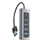 USB3.0分线器扩展坞 高速4口集线器HUB拓展坞 适用笔记本电脑键鼠一拖多接口转换器转接头延长线 4口USB3.0分线器【经典款】 0.15米