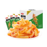 卫龙魔芋爽辣条休闲小零食酸辣素毛肚魔芋爽大礼包300g/盒便携20小包